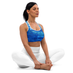 Padded Sports Bra - Blue Valley