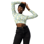 Long-Sleeve Crop Top - DECRYPTIONS Greens