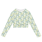 Long-Sleeve Crop Top - DECRYPTIONS Greens