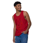 mens-premium-tank-top-red-left-front DIAVOLARA
