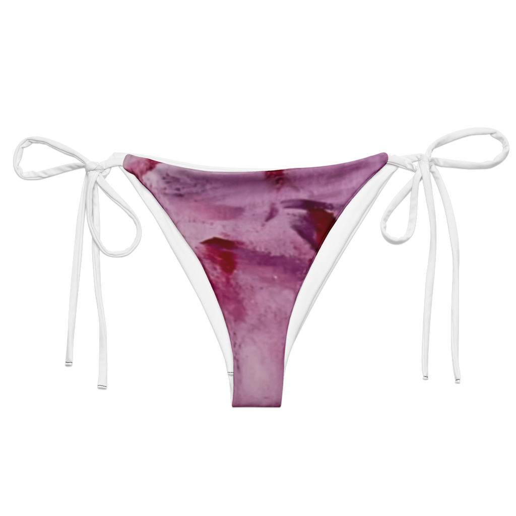 String Bikini Bottom - ABSTRAKT Pink Explosion