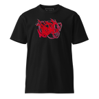 Unisex Premium T-shirt - ABSTRAKT Flames (Black)